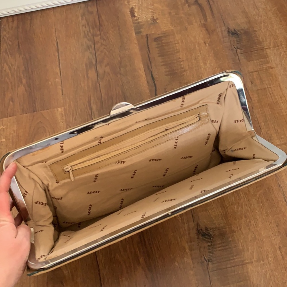 Vintage Leather Adolf Clutch - Picture 4 of 7